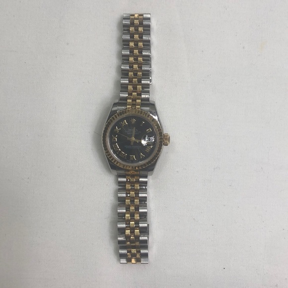 Women’s Rolex Datejust black Sunbeam Price Firm - Picture 4 of 7